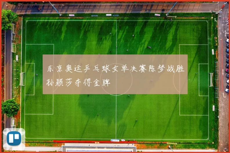 东京奥运乒乓球女单决赛陈梦战胜孙颖莎夺得金牌